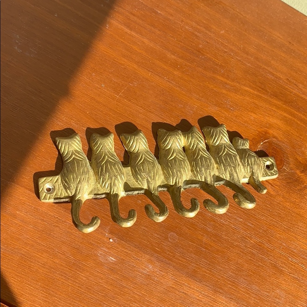 Vintage Cat Necklace / Keyring Holder